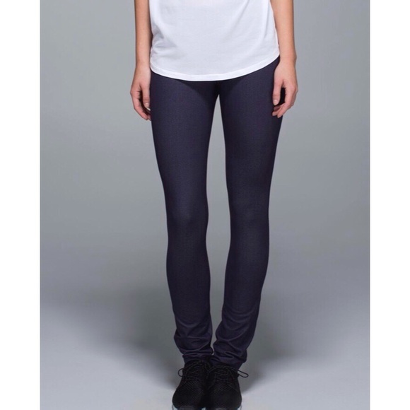 Lululemon Skinny Groove Pant Black Grape - Picture 11 of 15